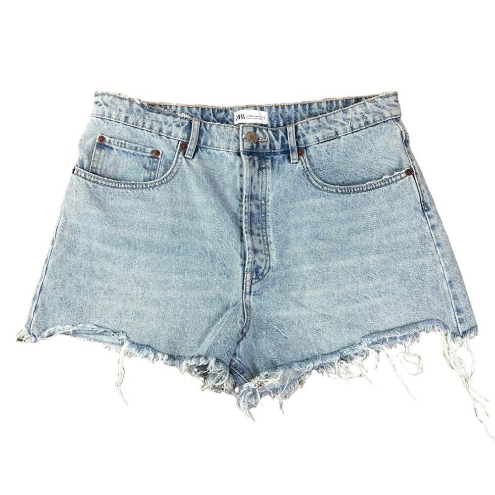 Zara Button Fly High Waist Women Shorts